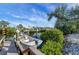 Private boat dock with covered slip and access to the water at 1985 Fairview Dr, Englewood, FL 34223