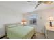 Guest bedroom with double bed and nightstands at 199 Palm Air Dr, Osprey, FL 34229