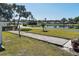 Enjoy a sunny day playing bocce ball in this well-maintained outdoor court at 199 Palm Air Dr, Osprey, FL 34229