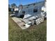 Extensive storm damage to a manufactured home at 199 Palm Air Dr, Osprey, FL 34229