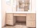 Vanity with drawers and large mirror at 20 Saint Croix Way, Englewood, FL 34223