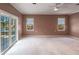 Bright bedroom with water views and french doors at 20 Saint Croix Way, Englewood, FL 34223