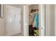 Entryway with a white door and built-in storage closet at 200 The Esplanade N # B14, Venice, FL 34285