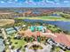 Resort-style pool and tennis courts at 23210 Banbury Way # 101, Venice, FL 34293