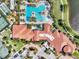 Relaxing pool area adjacent to the community clubhouse at 23210 Banbury Way # 101, Venice, FL 34293