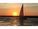 Sailboat at sunset near the inlet at 23210 Banbury Way # 101, Venice, FL 34293
