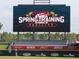 Braves Spring Training facility scoreboard at 23210 Banbury Way # 101, Venice, FL 34293
