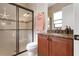 Clean bathroom with granite countertop and updated vanity at 23402 Copperleaf Dr, Venice, FL 34293