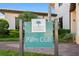 Sarasota National Palm Club community sign at 23402 Copperleaf Dr, Venice, FL 34293