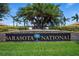 Sarasota National community entrance sign at 23402 Copperleaf Dr, Venice, FL 34293