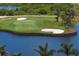 Peaceful golf course hole next to a lake at 23402 Copperleaf Dr, Venice, FL 34293