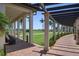 Pathway with pergola offering scenic views at 23402 Copperleaf Dr, Venice, FL 34293