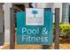 Sarasota National community Pool and Fitness sign at 23402 Copperleaf Dr, Venice, FL 34293
