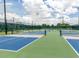 Well-maintained community pickleball courts at 28 Castaway Ct, North Port, FL 34287