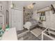 Cozy bedroom with a rustic feel and built in shelving at 335 Englewood Isles Pkwy # 55, Englewood, FL 34223