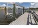 Convenient boat lift for easy access to the water at 335 Englewood Isles Pkwy # 55, Englewood, FL 34223