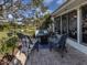 Enjoy the outdoors on this inviting patio with fire pit and seating at 335 Englewood Isles Pkwy # 55, Englewood, FL 34223