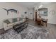 Living room with a view of the dining area and the kitchen at 335 Sunset Lake Blvd, Venice, FL 34292