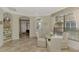 Casual breakfast nook with glass-top table and chairs at 4259 Whispering Oaks Dr, North Port, FL 34287