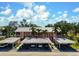 Aerial view of condo building and parking at 458 Cerromar Rd # 483, Venice, FL 34293