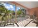 Relaxing balcony overlooking lush landscape at 458 Cerromar Rd # 483, Venice, FL 34293