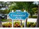 Centennial Park sign, welcoming visitors to the area at 458 Cerromar Rd # 483, Venice, FL 34293