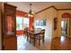 Formal dining room with wood table and chairs at 4940 Thames Ln, Sarasota, FL 34238