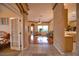 View of the living room from the foyer at 4940 Thames Ln, Sarasota, FL 34238