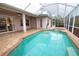 Enjoy this screened pool and spa area at 4940 Thames Ln, Sarasota, FL 34238