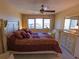 Main bedroom with ocean view and a king-size bed at 500 The Esplanade N # 306, Venice, FL 34285