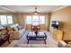 Living room with ocean view and comfortable seating at 500 The Esplanade N # 306, Venice, FL 34285