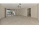 Spacious bedroom with sliding glass doors and patio access at 519 Rubens Dr # 519, Nokomis, FL 34275