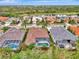 Aerial view of upscale homes and community at 5561 White Ibis Dr, North Port, FL 34287