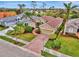One-story home with red tile roof in a tranquil neighborhood at 5561 White Ibis Dr, North Port, FL 34287