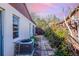 Private backyard with patio and landscaping at 6246 Green View Cir # 97, Sarasota, FL 34231