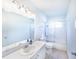 Clean bathroom with shower/tub combo and vanity at 6246 Green View Cir # 97, Sarasota, FL 34231