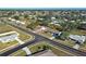 Aerial view showcasing home's location in neighborhood at 6670 Harmony Rd, North Port, FL 34287