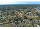 Aerial view highlighting home and landscape at 6670 Harmony Rd, North Port, FL 34287