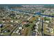 Aerial view of property near waterway at 6670 Harmony Rd, North Port, FL 34287