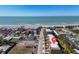 Aerial view showing the property's location near the beach at 702 Granada Ave # 7, Venice, FL 34285