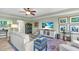 Elegant living room with ample seating and artwork at 702 Granada Ave # 7, Venice, FL 34285