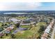 Aerial view of community landscape and golf course at 7023 Chickasaw Bayou Rd, Bradenton, FL 34203