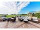 Relax and socialize in this inviting outdoor patio area at 7023 Chickasaw Bayou Rd, Bradenton, FL 34203