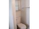 Small toilet and shower stall at 808 S Green Cir, Venice, FL 34285