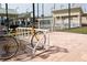 Outdoor bike rack near shuffleboard courts at 808 S Green Cir, Venice, FL 34285