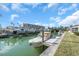 Private boat dock in a marina with canal access at 833 White Cap Cir # 8, Venice, FL 34285