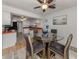 Kitchen features red countertops and ample cabinet space at 842 Linden Rd, Venice, FL 34293