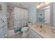 Clean bathroom with shower/tub and vanity at 936 Capri Isles Blvd # 102, Venice, FL 34292