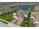 Luxury home with two-car garage, aerial view at 11204 Mcdermott Ct # 11204, Englewood, FL 34223