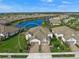 Luxury home with two-car garage, aerial view at 11204 Mcdermott Ct # 11204, Englewood, FL 34223